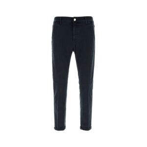 Pt Torino Men Navy Blue Stretch Denim Jeans
